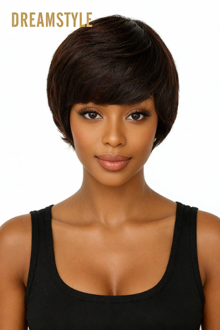 Image of DREAMSTYLE KIM K BOB WIGS 2×6 Lace Closure Wig Bob Human Hair Wigs